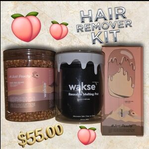 Wakse Just Peachy Hair Removal Kit NIB (BEA21)